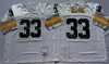 1967 1975 1994 Retro Football 58 Jack Lambert Jerseys 75th 31 Donnie Shell 26 Rod Woodson 23 Mike Wagner 33 Merril Hoge 20 Rocky Bleier Vintage Nero Bianco Team Man