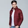 Jaqueta masculina leve e resistente à água empacotável, outono inverno 2021, novo casaco casual masculino q80h #