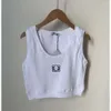 Dames designer tanks camis zomer nieuw lo borduurwerk comfortabel ademende straat casual sexy vest