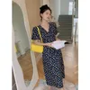Vestidos de festa roupas para mulheres yangyang verão fashionbig jardas 2024 francês floral hubble-bolha manga chique cintura saia vestido