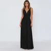 Vestidos casuais mulheres verão sexy boho maxi clube vestido vermelho bandagem sólida mangas longas festa doce damas de honra robe longue femme