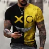 2023 Nouveaux T-shirts pour hommes Casual manches courtes Hip Hop Sourire Visage 3D T-shirt imprimé Pull surdimensionné Hommes T-shirts Tops h4NZ #