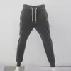 Pantaloni da uomo Pantaloni con fascia alla caviglia Fondo tinta unita Pantaloni sportivi morbidi e casual con coulisse in vita elastica traspirante per il massimo comfort