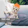 Costume de chat pour chien pour les perruques avec un groupe de bandes élastique - Couleur lumineuse super drôle Headwear Small