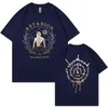 limited Astari Baldur's Gate Graphic T-Shirt Men's Vintage Harajuku Fi T Shirt Tops Unisex 100% Cott Oversized T-shirts t81f#