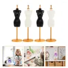 Hangers Poppenkledingrek Miniatuur Mannequin Model Stand Jurk Display