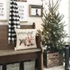 Poduszka obudowa świąteczne okładki rzucają poduszki dekoracje wiejskie do domowych dekoracji świątecznych amortyzatorów sofa kanapa