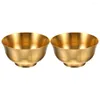 Kaseler 2 PCS Cornucopia Gold Bowl Ev Dekoru Su Sunan Dekoratif Meditasyon Pirinç Konteyner Kutsal Oturma Odası Teklifleri