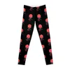 Actieve broek breien piraat gekruiste knekels in ROOD!Legging Damessport Dames Sportkleding Gym Dames