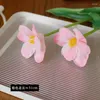 Flores decorativas realista e bonita simulação de tulipa pu falsa para decoração de casamento casa el tabel festa