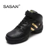 Scarpe da ballo Sneakers Modern Jazz Donna SASAN 8813 Donna Pelle di maiale di alta qualità Materiale Odorizzazione traspirante TACCO 4CM TPR