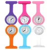 Christmas Gifts Promotion Colorful Brooch Fob Tunic Pocket Watch Silicone Cover Nurse Watches Party Favor De570 Es es