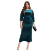 Ethnische Kleidung Europäische Dashiki Muslimische Abayas für Frauen Dubai Maxi Bazin Kleider Musterdruck Kaftan Fledermausärmel Schärpen Pullover Robe