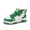 907 Sports Walking Children's Shoes Boys and Girls Skateboarding High Top Leather Waterproof Casual 66738