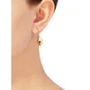 Dangle Earrings 10K Yellow Gold Hollow Teardrop