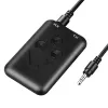 2'den 1 Bluetooth 5.0 Verici Alıcı TV PC Araç Hoparlör Kulaklığı için Kablosuz Ses Adaptörü 3.5mm Jack Aux Bluetooth Adaptör