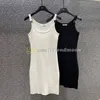 Women Party Fitted Dress Sexy Tight Bodycon Dresses U Neck Knits Dress Summer Sleeveless Dresses