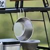 Koeman Outdoor Camping and Picnic Stainless Steel Multi functional Syrah Cup with Hanging Bowl and Water Cup