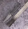 Chris Reeve mini Sebenza 21 couteau pliant de poche version économique 7Cr13Mov lame délavée manche en acier Camping extérieur ED7158313