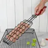 Tools Iron Barbecue Rack High Temperature Resistant And Non Stick Vegetable Sausage Grill Net Outdoor Camping Tool