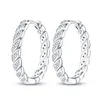 Hoop Huggie 925 en argent Sterling géométrique minimaliste série bijoux mode Zircon rond cerceaux boucles d'oreilles femmes bijoux cadeau accessoires 24326