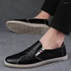 Sapatos casuais preto couro genuíno mocassins masculinos feitos à mão monge cinta vestido de festa de casamento verão outono calçados para homens