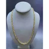 Light Jewelry Wholesale Hip Hop Real Gold Rope Chain Au750 18k Solid Gold Diamond Cut 5.5mm 6mm 12mm 16mm Chunky Rope Chain