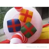 Giant Inflatable Christmas Stocking for Outdoor decoration Blow Up Gift Display For Holiday event use001