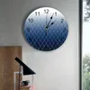 Wandklokken Marokko Textuur Marineblauw Slaapkamer Klok Grote Moderne Keuken Eetkamer Ronde Horloges Woonkamer Horloge Home Decor