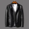 men Coat Handsome Single-breasted Busin Jacket Polished Suit Coat M0v6#