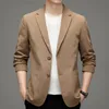 Hommes de qualité supérieure pour blazers 2023 printemps automne nouveauté velours côtelé décontracté classique simple boutonnage blazer veste mâle costume manteau 94Sa #