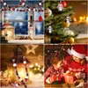 Feestdecoratie Kerstsneeuwmannen Houten kralen Set Winter met touw en lint Houten kits