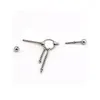 Ohrstecker, 1,2 mm, industrieller Edelstahl, Barbell, Zirkon, gerader Stab, Ohrstecker, Punk-Schmuck, Knorpel, Pierc, 16 g, Piercing