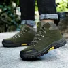 Sapatos de fitness hikeup inverno caminhadas masculinas à prova dwaterproof água ao ar livre botas trekking esporte alta superior montanha escalada pesca tênis