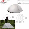 Zelte und Unterstände Naturehike Professional Mongar 2 Zelt Campingzelt Outdoor-Reisen Ultrahelles graues Campingzelt 20D-Nylonzelt mit Westenpolstern24327