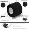 6122448 Black Tattoo Grip Bandage Cover Wraps Tapes Nonwoven Waterproof Self Adhesive Finger Protection Accessories 240318