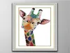 Giraffe Home Handmade Cross Stitch Craft Tools Embroidery NeedleWorkセットCanvas DMC 14CT 11CT4203593でカウントされた印刷