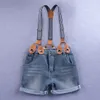 Kleidung Sets 2024 Jungen Kleinkind Tops Shorts Denim Hosen Kinder Streifen Hemden Kinder Anzüge Jeans Outfits Overalls