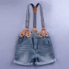 Set di abbigliamento 2024 Ragazzi Bambino Top Pantaloncini Pantaloni in denim Camicie a righe per bambini Abiti per bambini Jeans Completi Tute