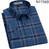 Men's Casual Shirts Arrival Fashion Suepr Large Pure Cotton Long Sleeved Shirt Plaid Brushed Plus Size M-5XL 6XL 7XL 8XL