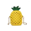 Bag Cute Girls Fruit Purses And Handbags For Women Leather Pineapple Crossbody Ladies Small Coin Wallet Clutch