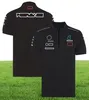 Neue Polo -Shirts 1 Renn -T -Shirts Team Lapel Short Sleeved Car Fans übergroß