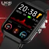 Lige Watches 2022 New Custom Face Sport Smart Watch Men IP68 Vattentät hjärtfrekvens Blodtryck Kvinnor Smartur för Android iOS Watch