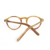 Optical Eyeglasses Frame Men Women Johnny Depp MILTZEN Vintage Glasses Computer Acetate Spectacle Frame For Male Clear Lens 240325