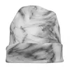 Berretti Cappello a cuffia in marmo bianco grezzo Moda Outdoor Skullies Berretti Cappelli Granito rustico per uomo Donna Cappellino estivo a doppio uso lavorato a maglia