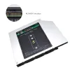 エンクロージャーTISHRIC M2 NGFF HDD CADDY SSDからSATAハードディスクドライブアダプターCDドライブハードドライブラップトップCDROM DVDROM光学ベイ用
