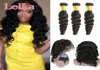 Brazilian Virgin Hair Loose Wave 3 Bundles With 360 Lace Frontal Pre Plucked Loose Wave Human Hair Weave 4 Pieceslot From Leila1780176