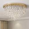 Deckenleuchten, moderne Kristalle, E14-Lampe für Schlafzimmer, Esszimmer, Gold/Chrom, luxuriöse Kücheninsel-Beleuchtung