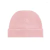 Bérets Chapeau personnalisé brodé bébé personnalisé bleu ou rose bonnet pour bébé avec nom