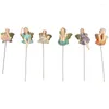 Decorative Figurines Fairy Garden-Miniature And Accessories-6-PC Statue Set Suitable For Outdoor Or Home Decoration